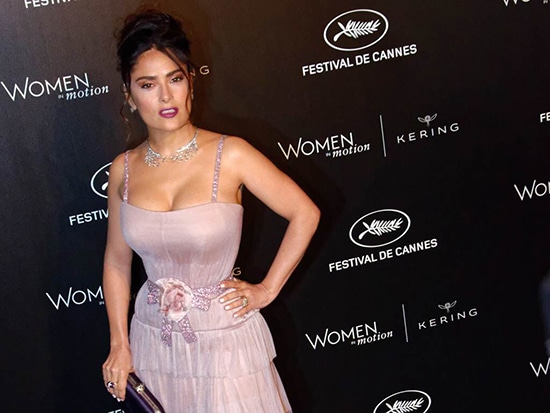 華麗！凛然！かつ希少！メキシコ美人女優サルマ・ハエック 映画パネル