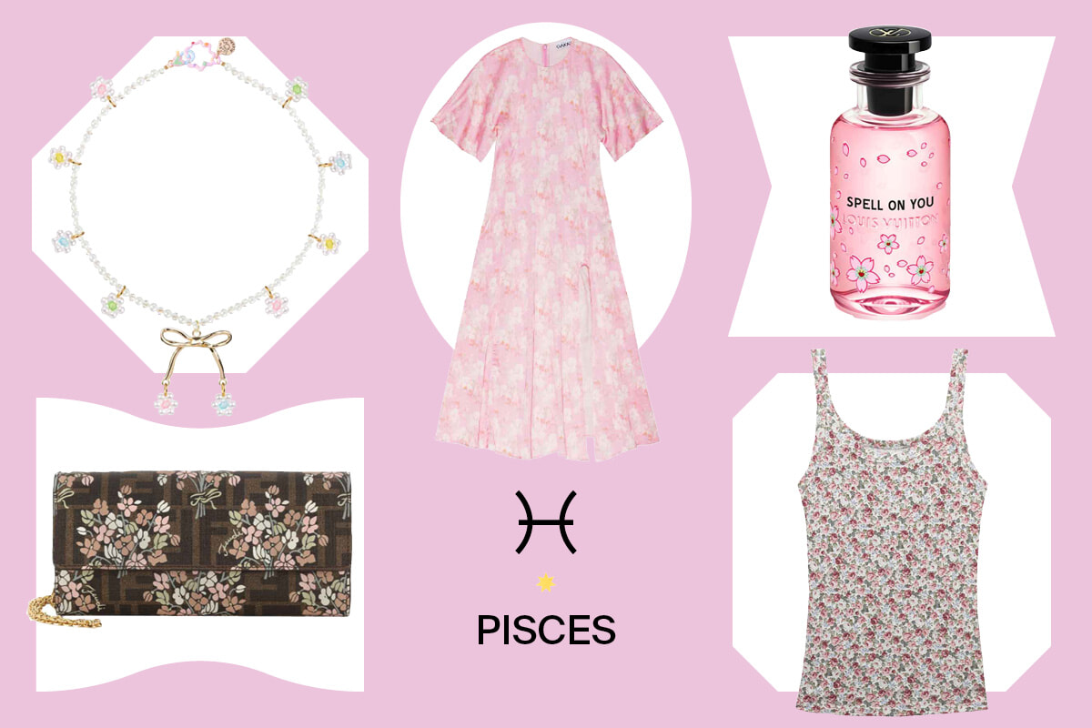 可愛い！に正直でいたいフラワーモチーフ。魚座に贈る4月のラッキーモチーフ。【星座別ラッキーモチーフ占い】