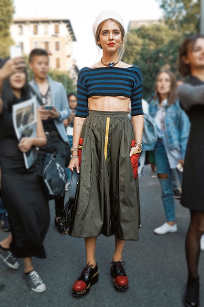 PRADA 2016A/W セーラーハット　Ｌ もはやコスプレ？ プラダのセーラーハット×激しい露出のキアラが登場