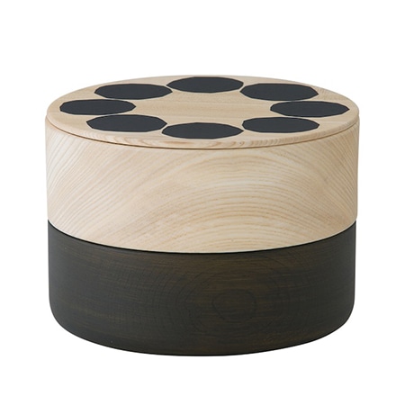 【希少】marimekko／unikko／ウッドボックス／畑漆器／伊勢丹限定 マリメッコが出会った日本の技、日本の色。 | madameFIGARO.jp