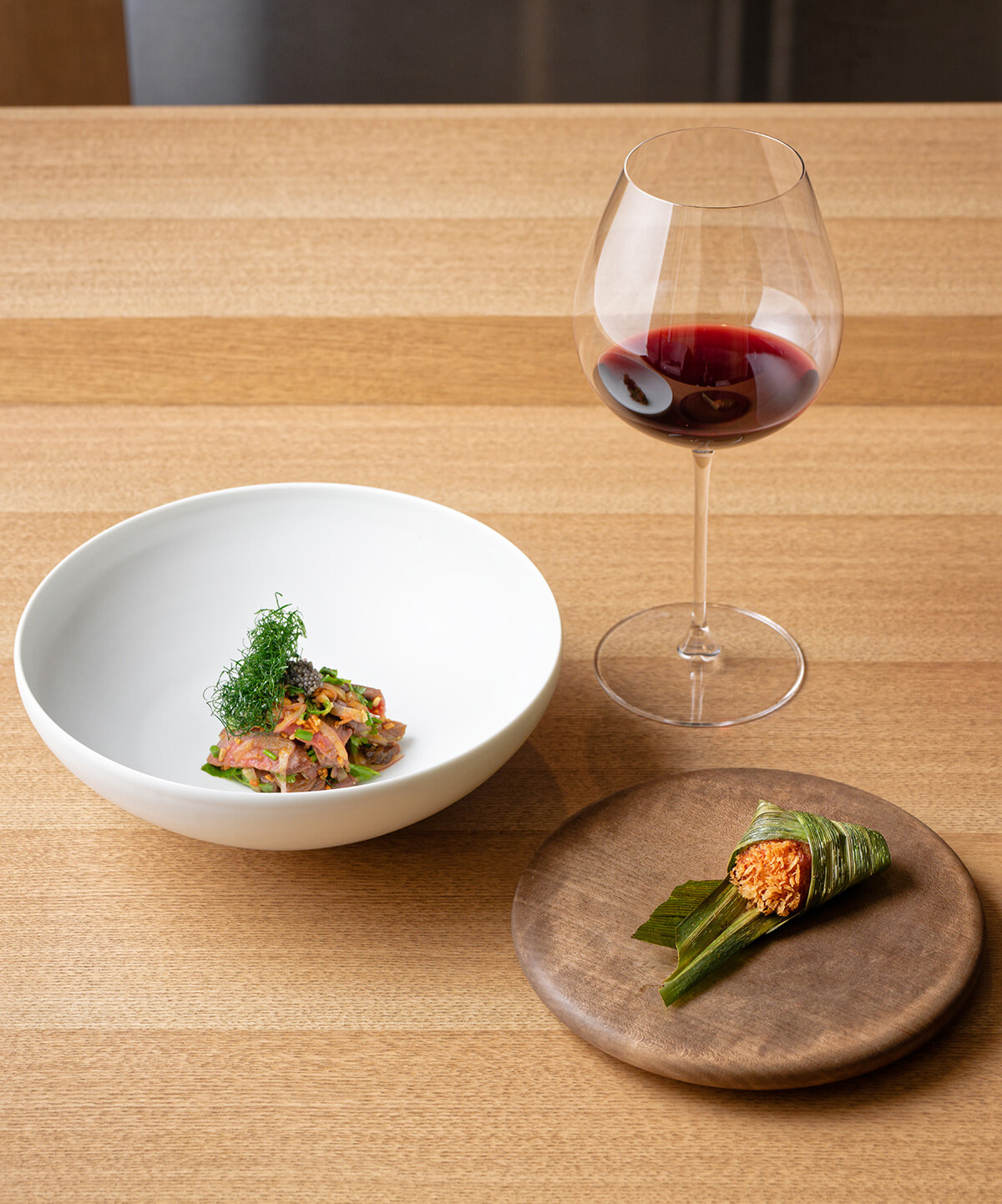 ワインペアリングをお目当てに！ タイ、中華、和食の専門店へ。