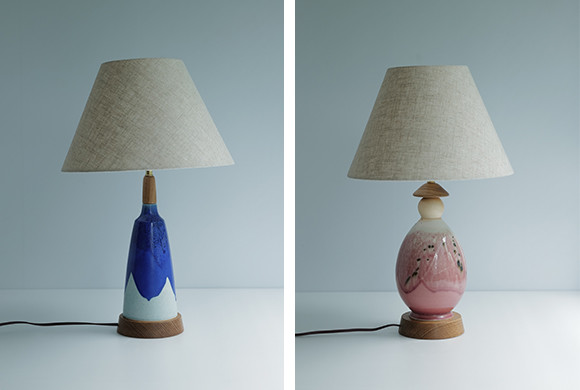 人気陶芸作家の作品が、おしゃれなランプになって登場