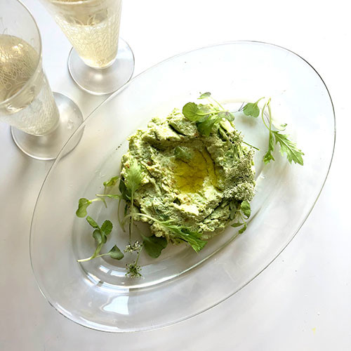 枝豆のフムスで夏を味わう