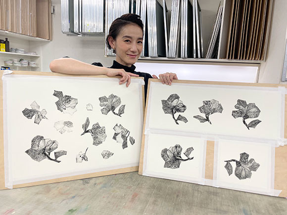 篠原ともえ連載Vol.16】「版画とカリグラフィー」で挿絵をつくる