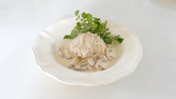 動画でレッスン「鶏とキノコのクリーム煮」