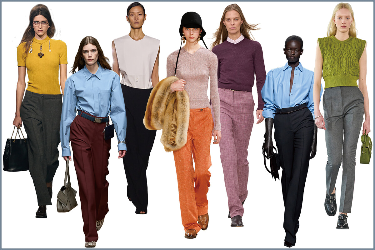 今年らしい着こなしとは？ 秋服のトレンドアイテムをピックアップ。