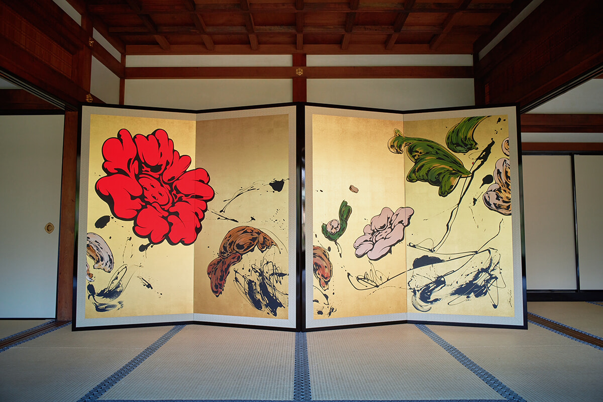 京都 両足院で観る、現代アートの屏風絵とは？ | madameFIGARO.jp