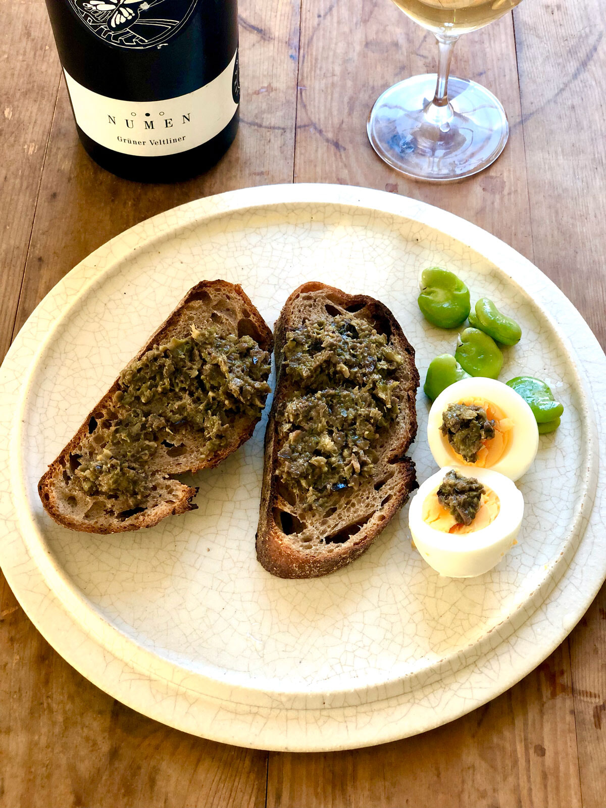 ふきのとうのタプナード。