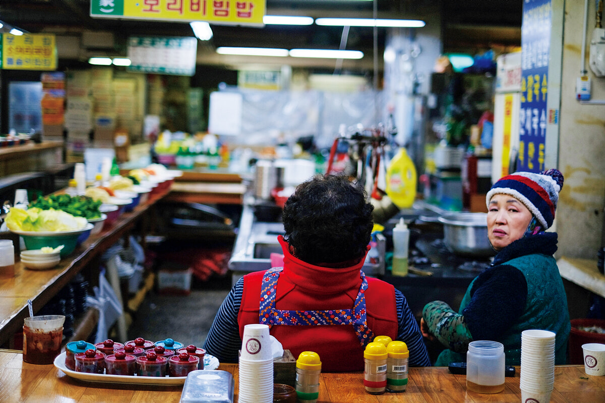 韓国で巡る、白い風景。
