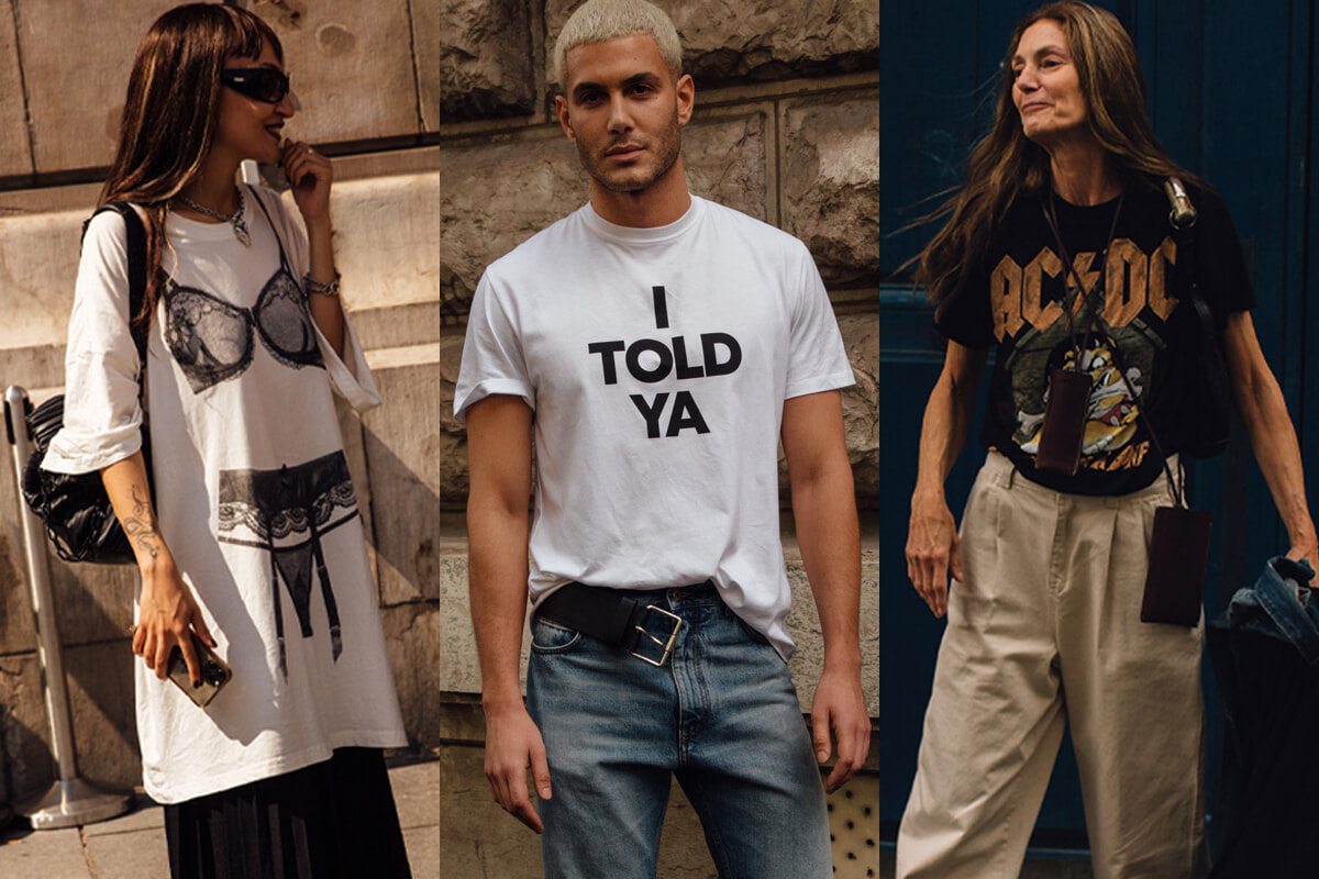 ファッションエディター栗山愛以が海外ストリートから選んだ、夏のTシャツ＆着こなしBEST3！
