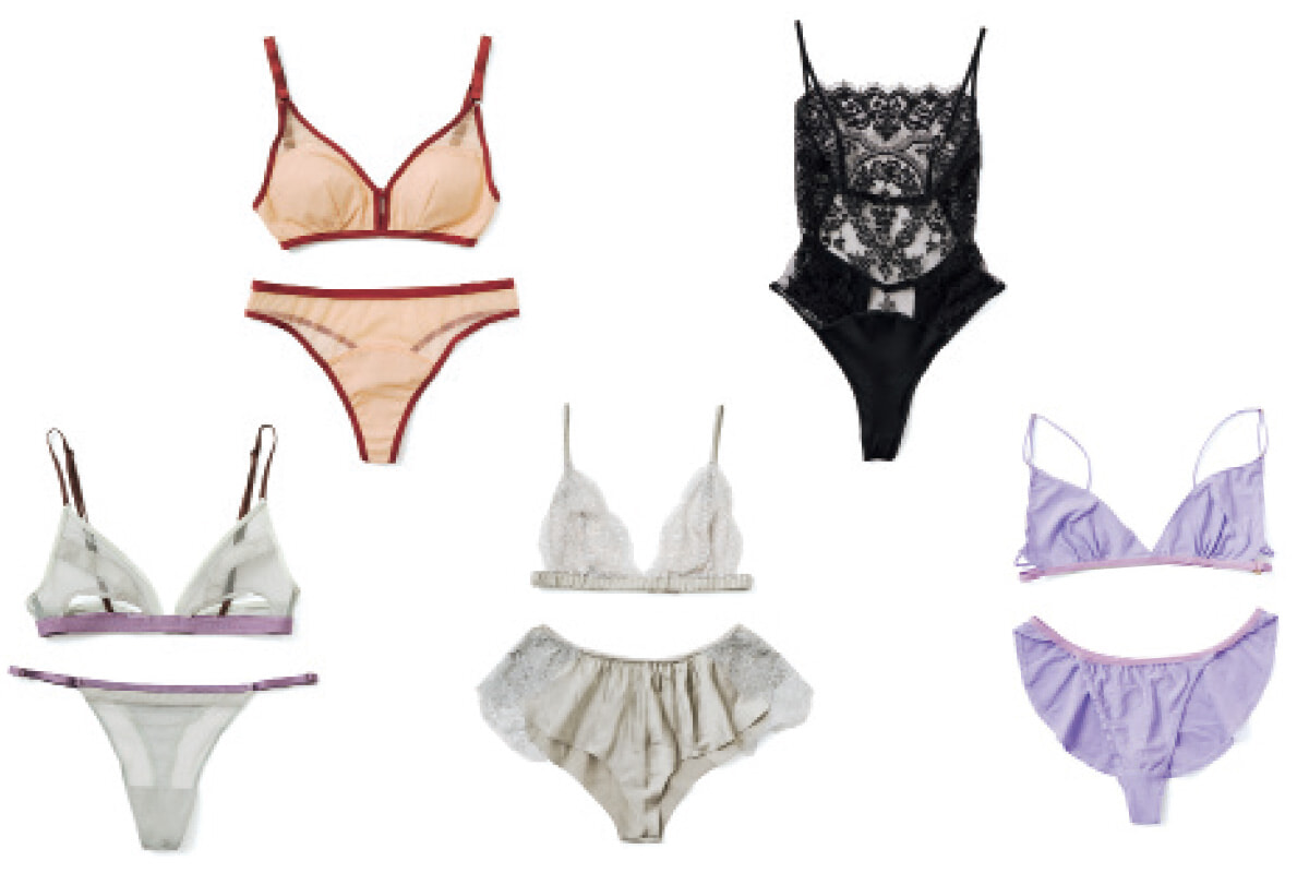 ランジェリーはアクセサリー感覚で取り入れて。
