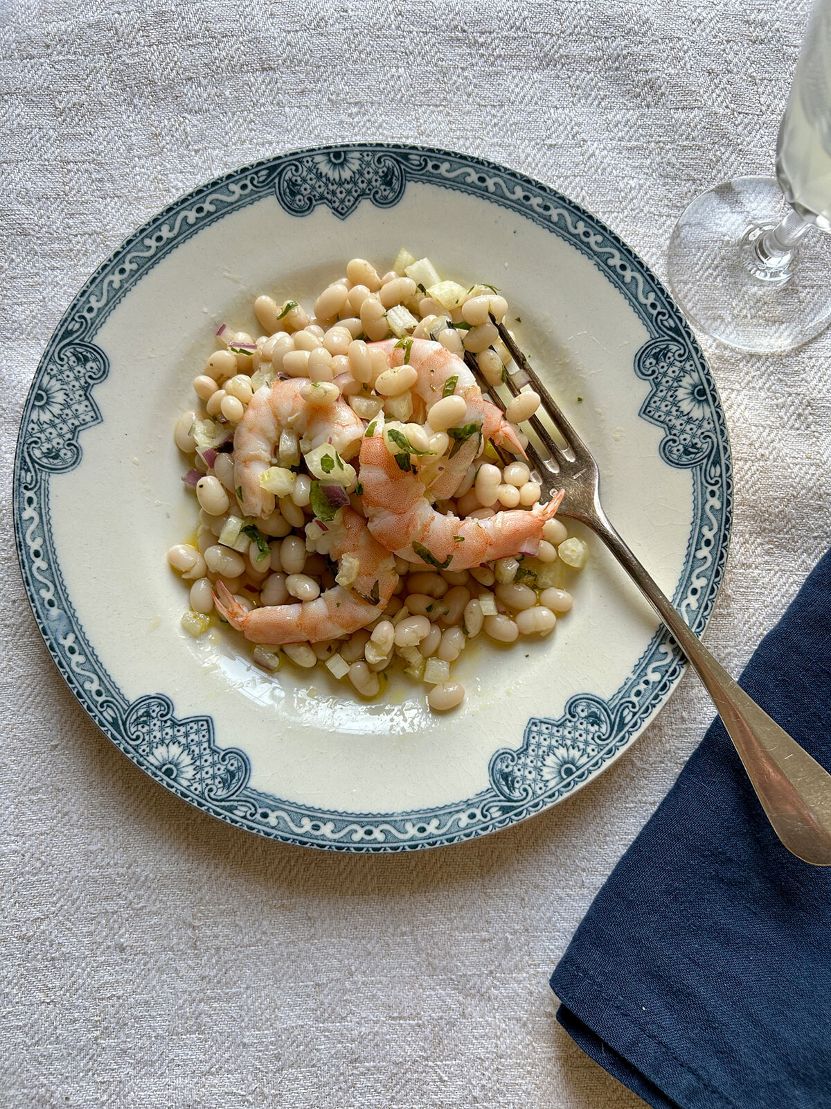 インゲン豆のサラダをペティアンで。