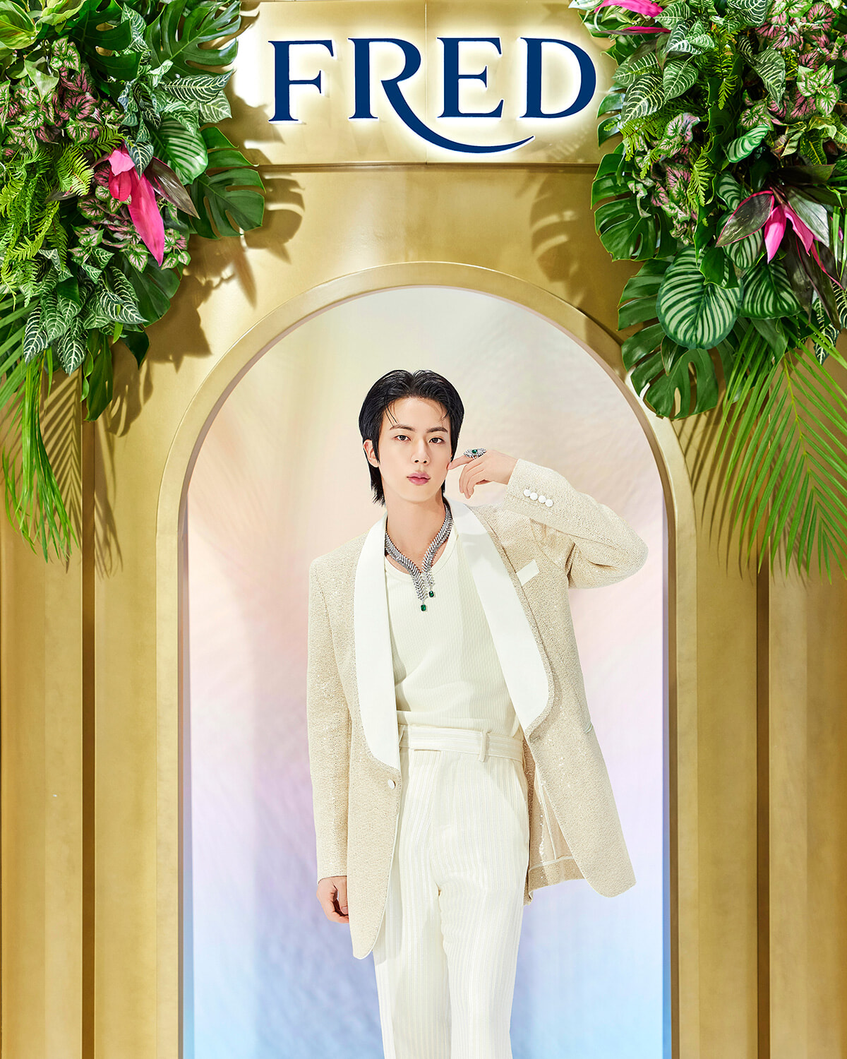 BTSのJINも登場！ フレッドのハイジュエリーお披露目会。