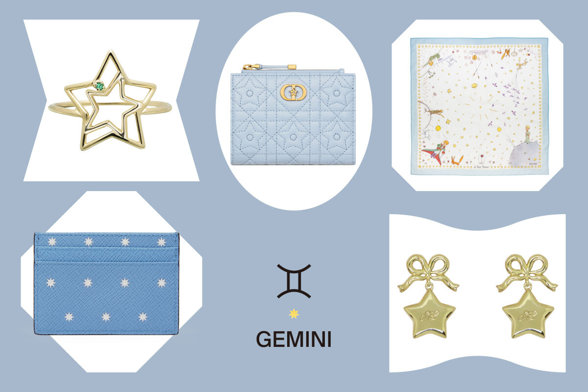 煌めく星に願いを込めて。ふたご座に贈るラッキーアイテム。【星座別ラッキーモチーフ占い】