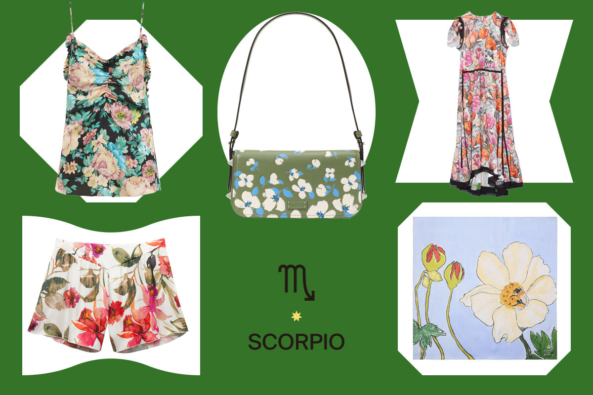 満開の花々をお守りに。さそり座に贈るラッキーアイテム。【星座別ラッキーモチーフ占い】