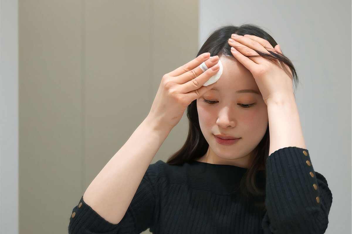 額からつま先まで！ CAが駆使する「パウダー」テクニック