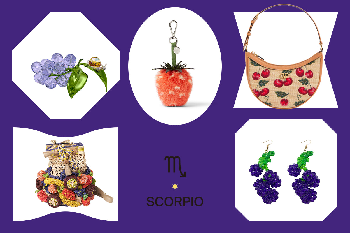 ベリーアイテムと可愛らしさをひとさじ。さそり座に贈るラッキーアイテム。【星座別ラッキーモチーフ占い】