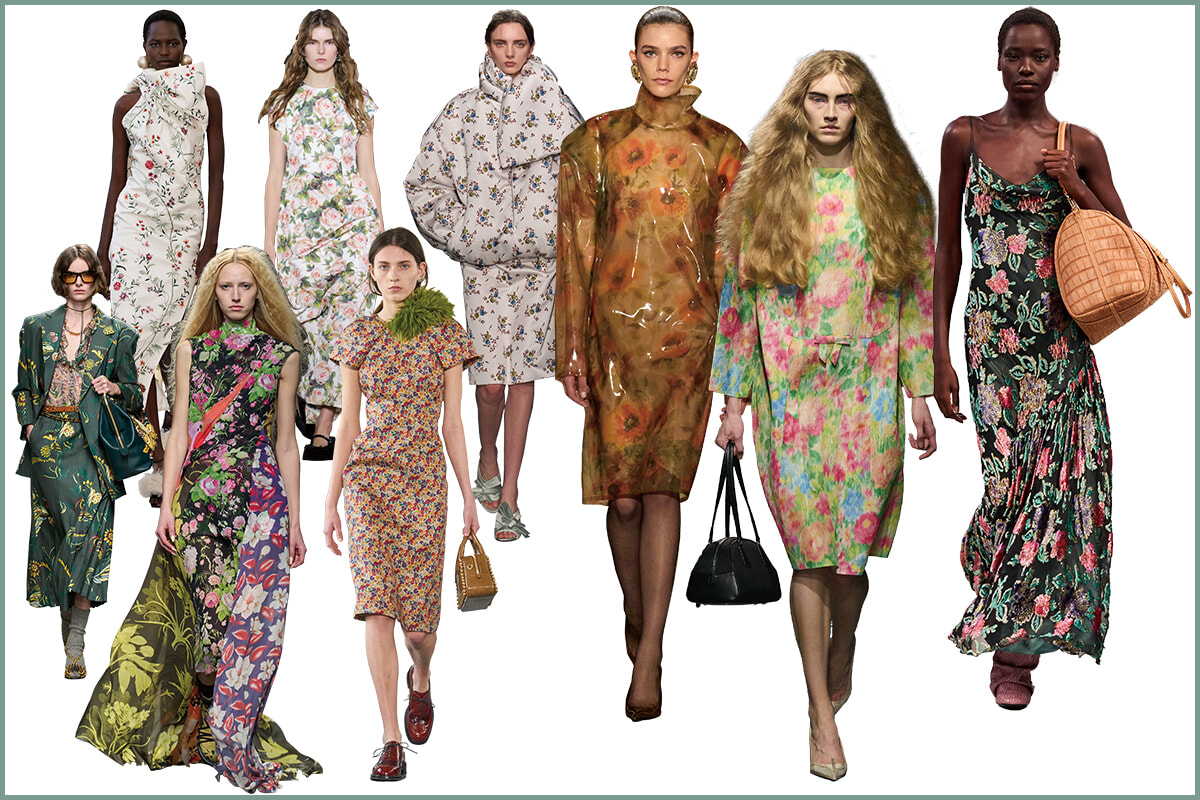 優雅で華やか！ フラワーモチーフで夢心地。【2025秋冬トレンドリポート】