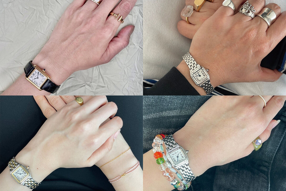 タンクにパンテール、編集部員のカルティエウォッチをチェック！【ファッションエディターの愛用時計】