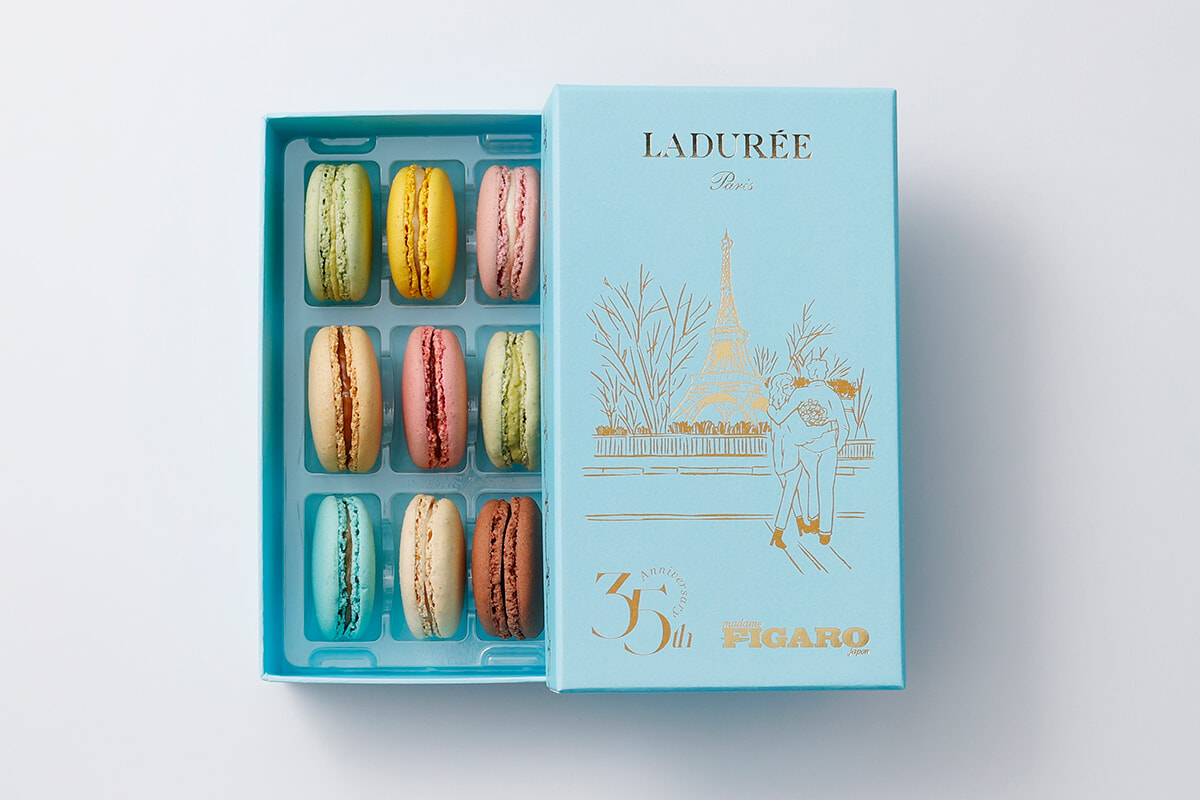 【ラデュレ×フィガロ】アフタヌーンティー、マカロンボックス、トートバッグが限定登場！