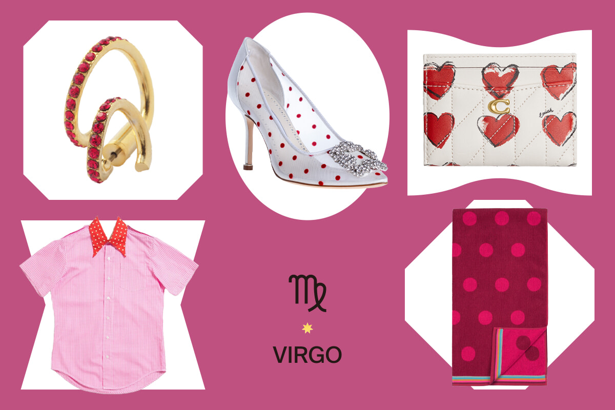 鮮やかなドットアイテムが幸運を呼び込む！おとめ座に贈るラッキーアイテム。【星座別ラッキーモチーフ占い】