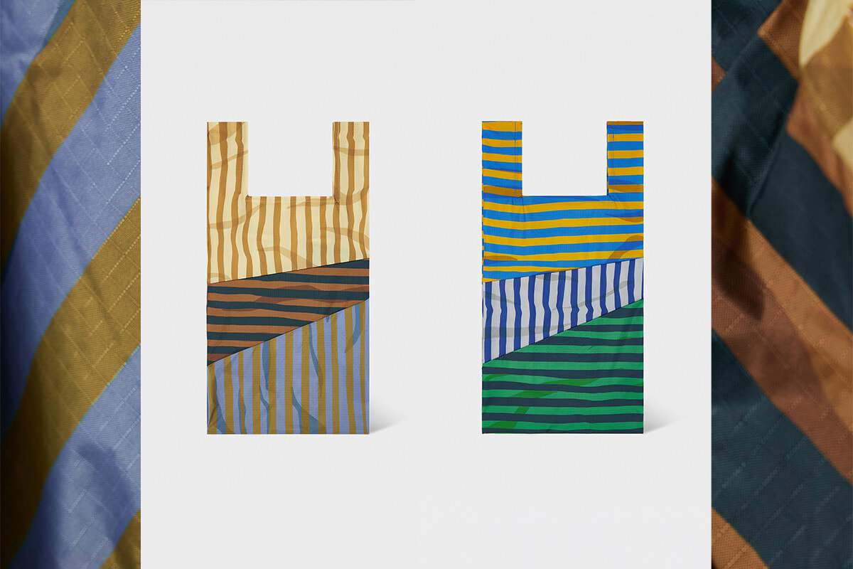 ポール・スミス×スーザンベルのショッピングバッグが主役級の存在感！