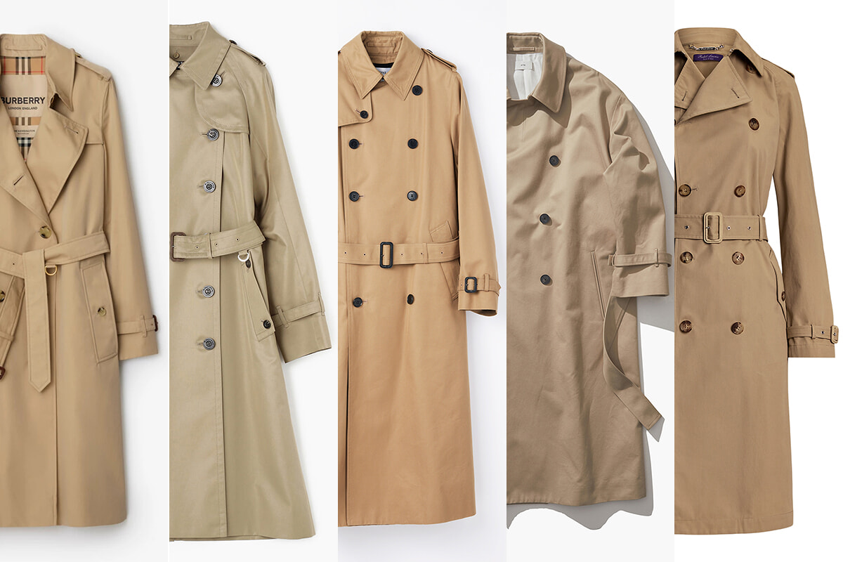 一生もの「トレンチコート」の決定版9選！ 人気ブランドの価値あるデザインを分析。