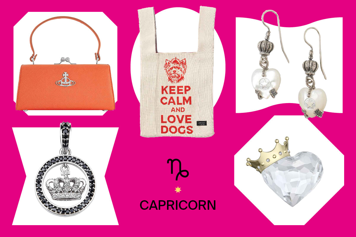 豊かな毎日のために王冠モチーフを忍ばせて。山羊座に贈る4月のラッキーアイテム。【星座別ラッキーモチーフ占い】