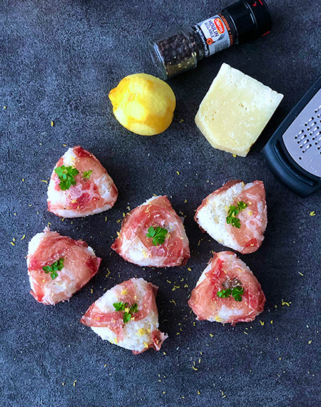 生ハムおにぎり、マルシェで人気の味を自宅で再現！