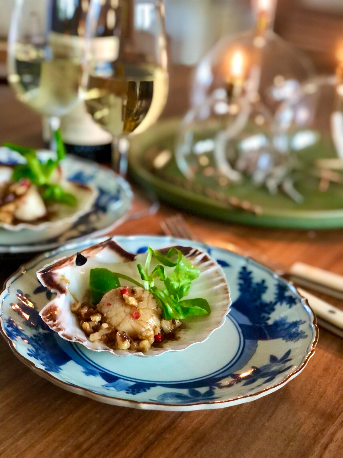 濃厚な旨味を楽しむ、ホタテの焦がしバターソテー。