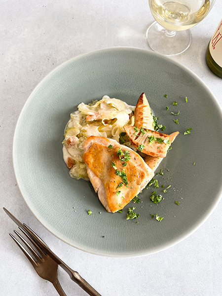 春のダイエットとデトックスに、鶏胸肉とタケノコのブレゼ。