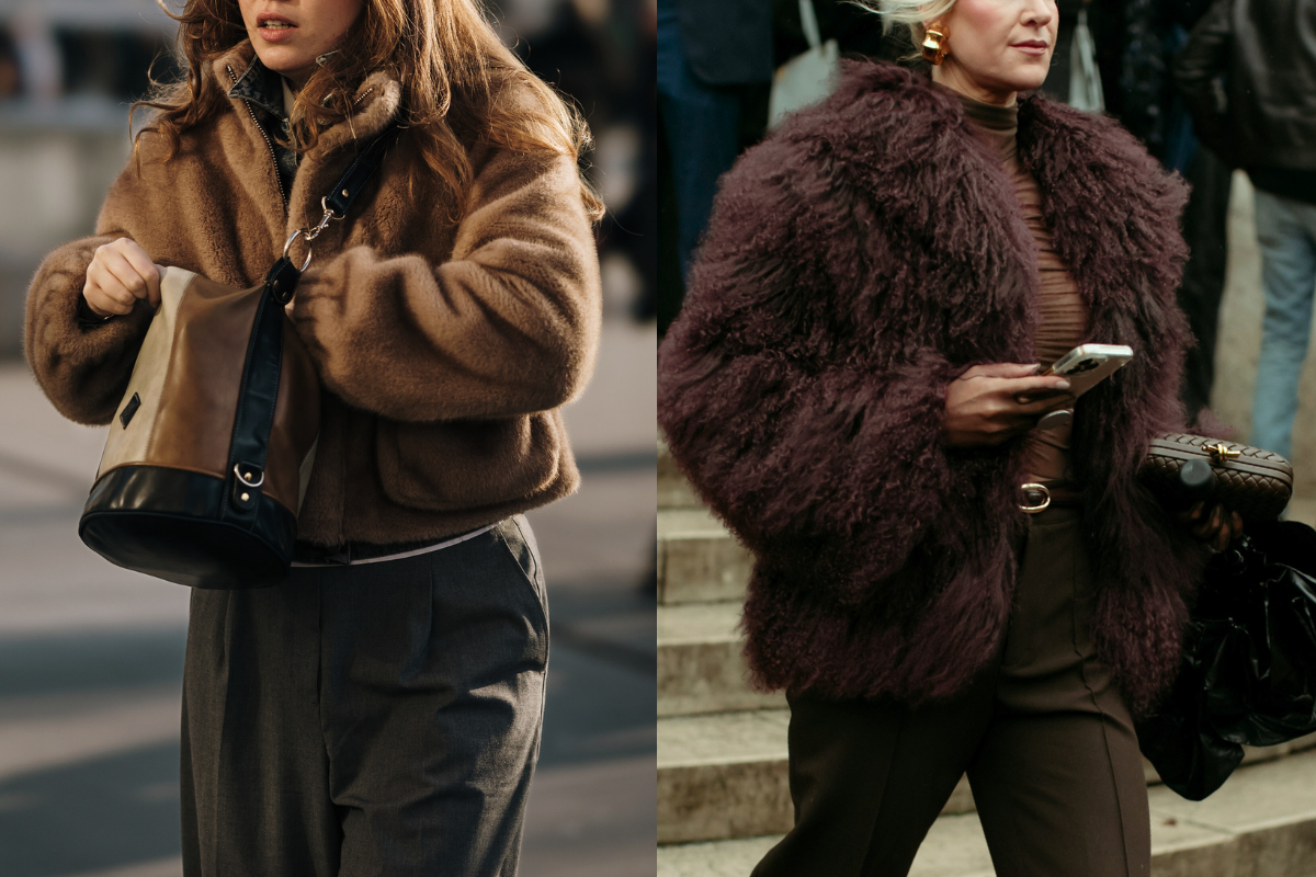 今年は「ブラウンのファージャケット」を主役に。合わせるのはスウェット？ ブーツ？｜海外スナップ8選