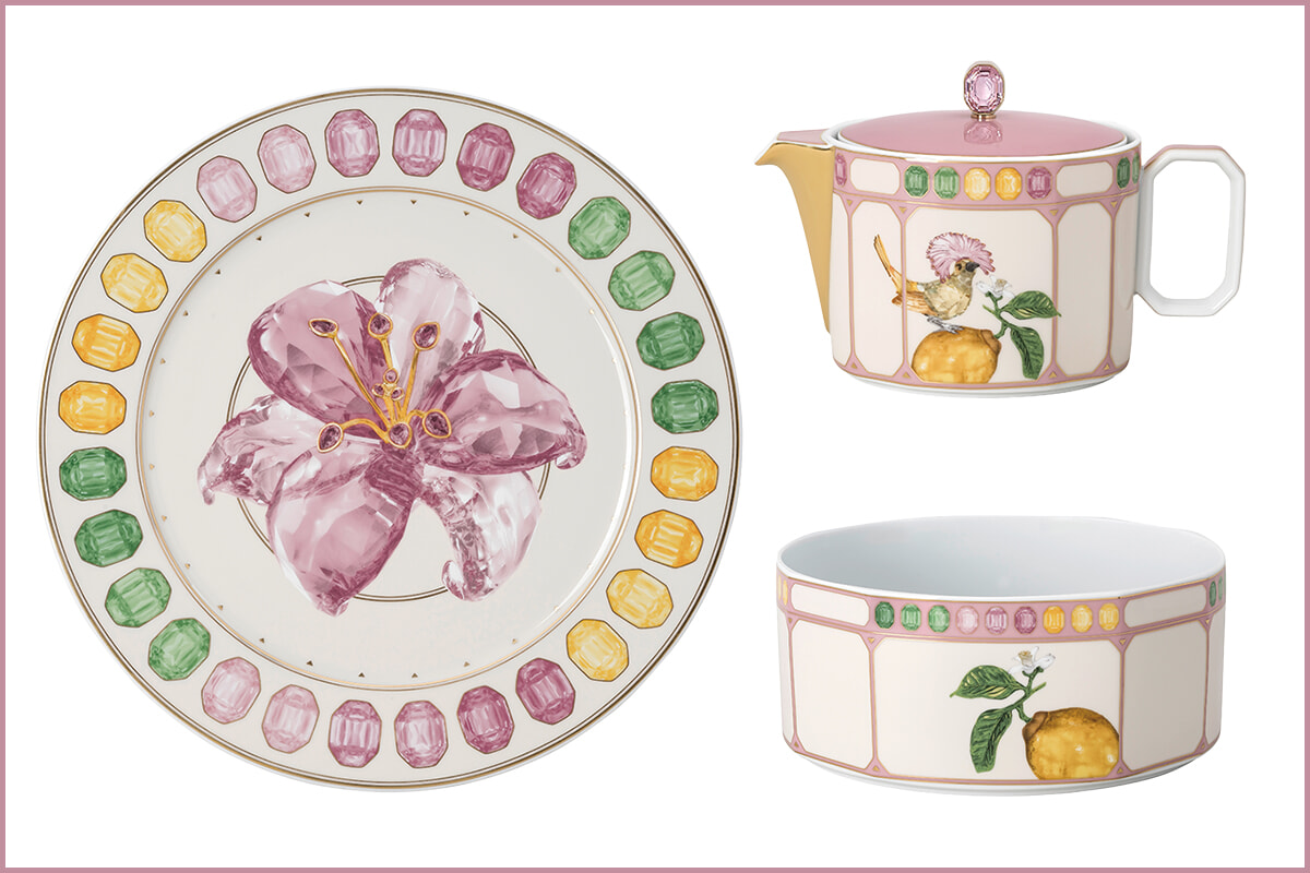 垂涎のコラボ！ スワロフスキー×ローゼンタールが魅せる食卓の彩り。