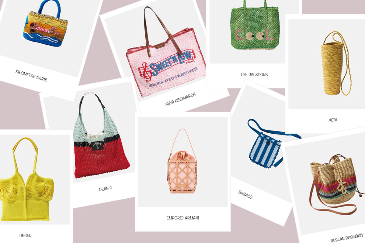 【26年春夏バッグ】この春のニット＆カゴバッグは色で楽しんで！