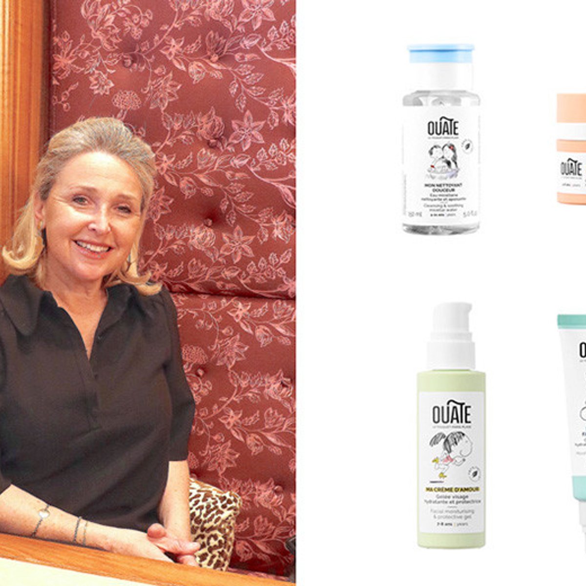 4人の娘に接近を！ アストリッドは子どものスキンケア「ウアット」を設立した。