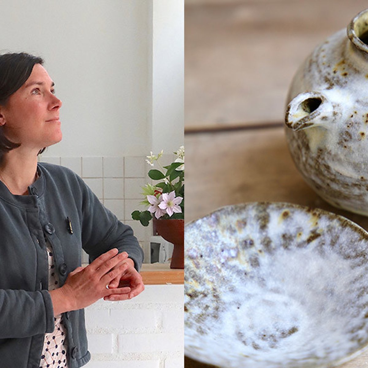 映画の世界を去り、陶芸のアトリエを開いたステファンヌ。