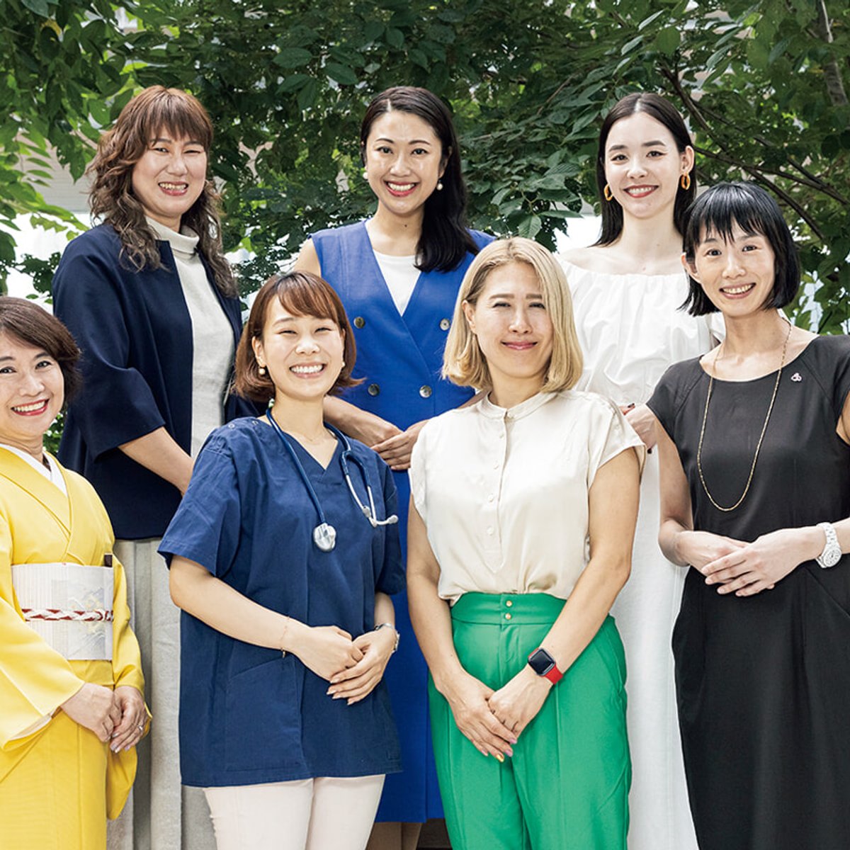 起業を通して美しく豊かな社会を創る8組の女性たち。