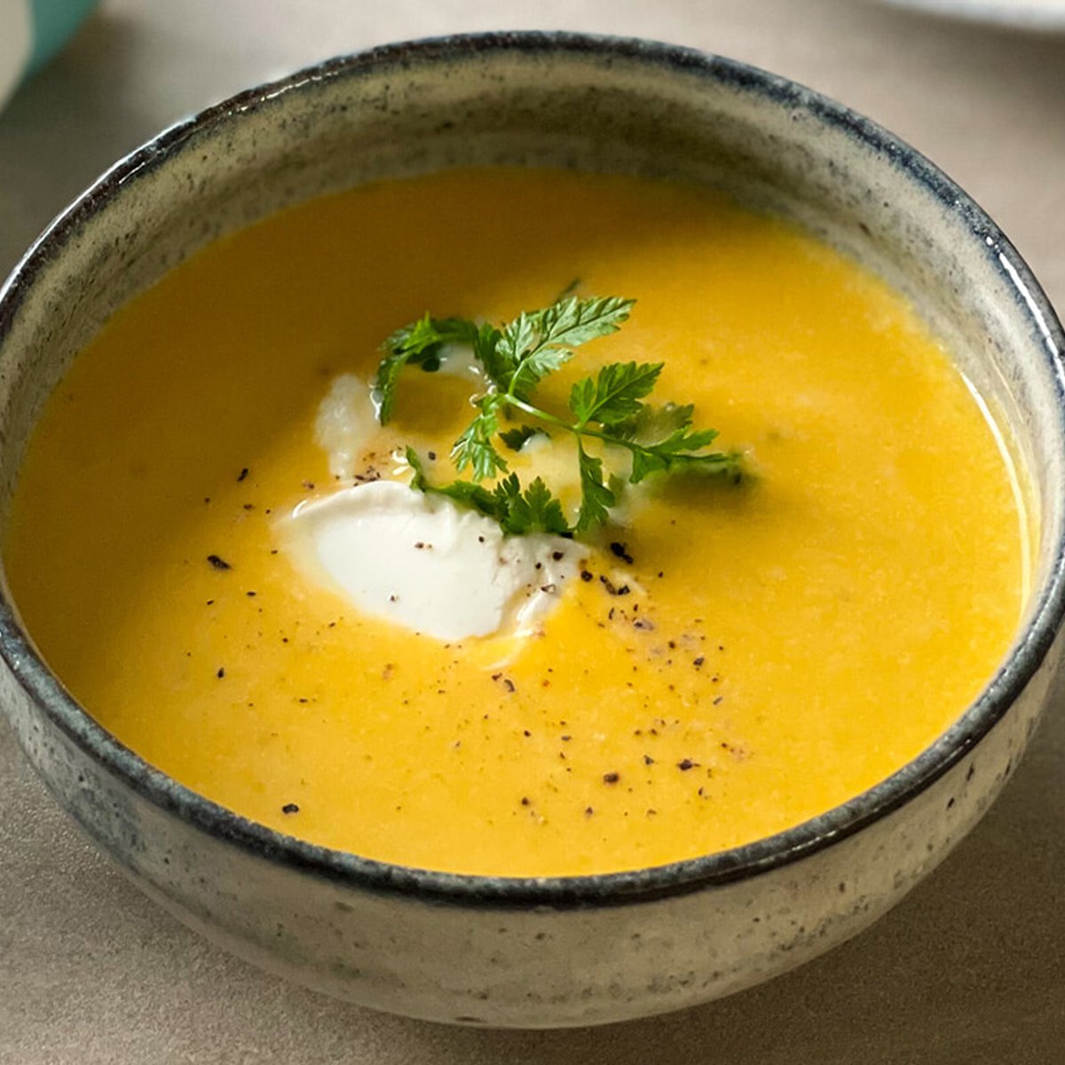 熱中症対策に、カボチャとヨーグルトの冷製ポタージュレシピ。